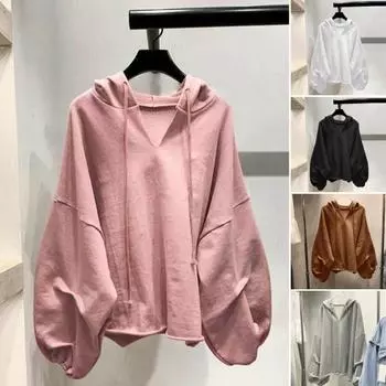 Женские повседневные толстовки с длинными рукавами и молнией, сплошной цвет, свободные куртки, пальто с капюшоном и шнурком, весенняя одежда, женская уличная одежда 2XL серый