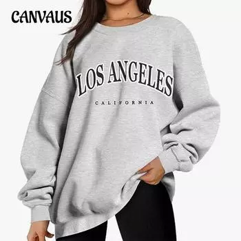 Женские повседневные топы больших размеров на весну и осень, модная свободная толстовка S чёрный