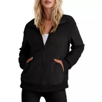 Женские повседневные топы Модные топы с длинным рукавом L чёрный