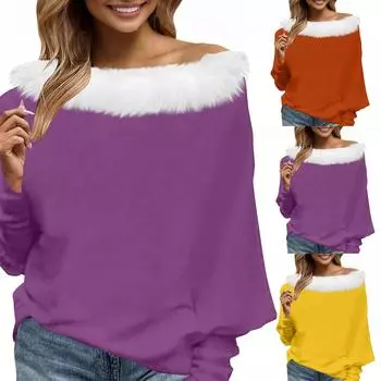 Женские повседневные топы с длинным рукавом L армия зеленый