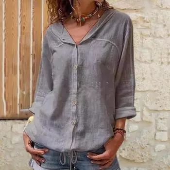 Женские повседневные топы с капюшоном, длинным рукавом, застежкой на пуговицы, завязывающимся низом, однотонные свободные топы M белый