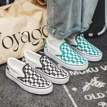 Женские повседневные туфли на плоской подошве из парусины на осень 35 чёрный