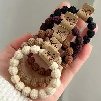 Женские простые эластичные резинки для волос цвета молочного кофе, резинки для волос, держатели для хвостиков, резинки для волос, модные повязки на голову, аксессуары для волос кофейный