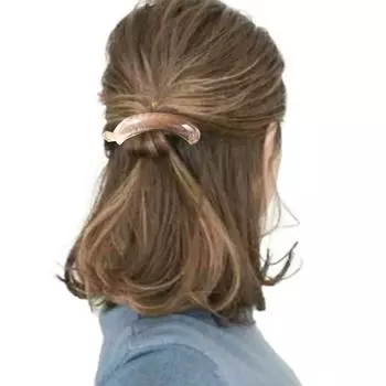 Женские прозрачные пластиковые шпильки для волос, заколки для волос, держатели для хвостиков, заколки-бананы коричневый