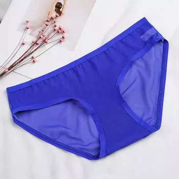 Женские прозрачные сетчатые трусики-стринги, сексуальное прозрачное нижнее белье, женские трусики с низкой посадкой, дерзкие трусики, ультратонкие эластичные брифы M