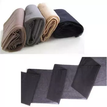 Женские прозрачные ультра-тонкие колготки, колготки, чулки, колготки с открытым носком 75cm кофейный