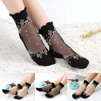 Женские полупрозрачные носочки Style 1