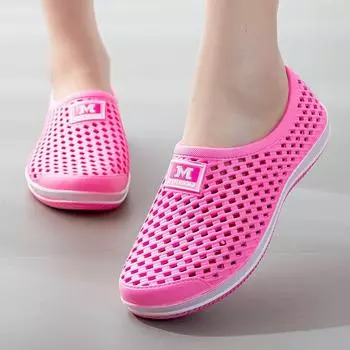 Женские ПВХ наружные дышащие сетчатые закрытые беговые сандалии нескользящая обувь оптовая продажа для женщин и дам 36-40