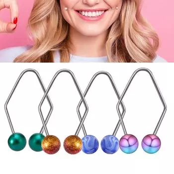 Женские ямочки для создания естественной улыбки Тренажер для создания ямочек Креативные украшения для тела Аксессуары для создания искусственных ямочек на щеках разноцветный