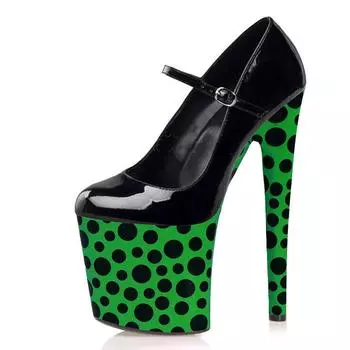 Женские яркие низкие сапоги из лакированной кожи 20 см, пикантные ботинки на высоком каблуке-шпильке с круглым носком, обувь для танцев на шесте, большие размеры 35 жёлтый