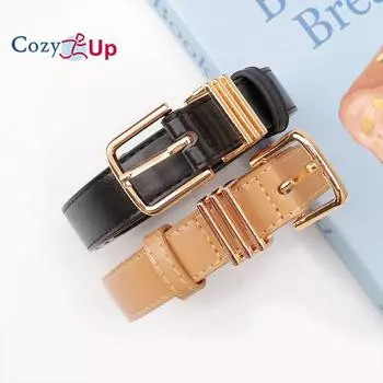 Женские ремни для джинсов, брюк, модные золотые пряжки, женские пояса для платьев 103x2.3cm белый