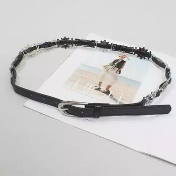 Женские ремни для джинсов из искусственной кожи, тонкие ремни для дам, повседневные ремни для джинсов, платьев as the picture