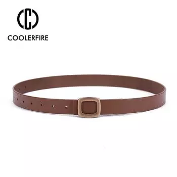 Женские ремни из натуральной кожи, простые ремни высокого качества для женщин, модные джинсовые дизайнерские ремни LD2107 105CM белый