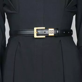 Женские ремни из ПУ кожи с квадратной металлической пряжкой, подходящие к платью, джинсам, с металлической пряжкой-пином, высококачественные ремни на талию