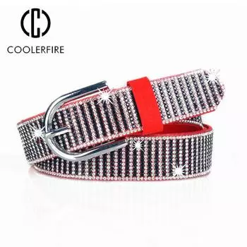 Женские ремни Модные повседневные ремни со стразами для женщин Роскошный дизайнерский бренд Простая и универсальная юбка на талии Твердый ремень PK022 110cm белый