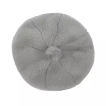 Женские ретро-береты в стиле французского художника, теплая осенне-зимняя шапка-бини, однотонная элегантная женская восьмиугольная кепка-тыква светло-серый