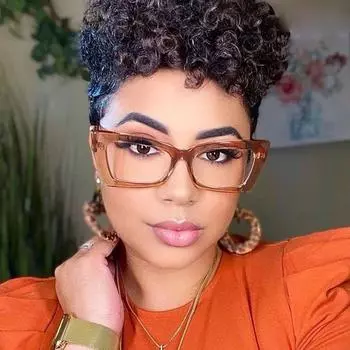 Женские ретро-модные очки «кошачий глаз» с защитой от синего света, черная оправа с блокировкой компьютера, прозрачные линзы, очки