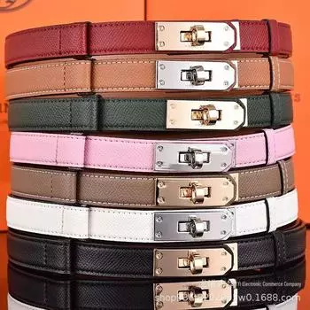 Женские ретро украшения на талию: Модные тонкие ремни для платьев One Size