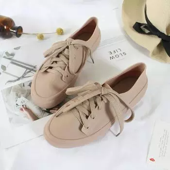 Женские резиновые сапоги, водонепроницаемые, на плоской подошве, новые, черно-белые, кроссовки, женские, повседневные, резиновые сапоги 2024 36 белый