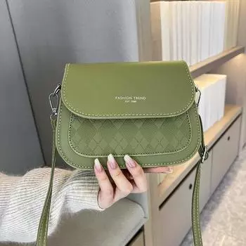 Женские роскошные дизайнерские сумки через плечо из искусственной кожи, женская винтажная сумка-седло, однотонная сумка-мессенджер, маленькая сумочка bolsas 19x7x15.5cm коричневый