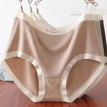 Женские роскошные хлопковые трусики Tummlly Control, летние сексуальные трусы-кролики с высокой талией, большие размеры, хлопковые трусы с промежностью, дышащие трусы, нижнее белье XL