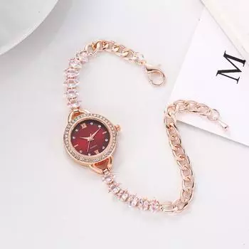 Женские роскошные кварцевые часы с маленьким циферблатом, модные женские наручные часы, лучшие подарки, часы для жены, семьи, друга синий