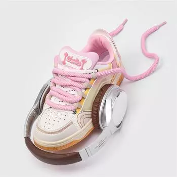 Женские роскошные массивные кроссовки 2024 года, сетчатая дышащая обувь для мужчин, спортивная, для бега, повседневная, женская, для фитнеса, вулканизированная обувь 36 розовый