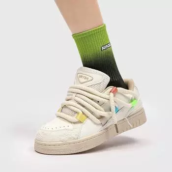 Женские роскошные массивные кроссовки, дышащая сетчатая обувь для женщин, спортивная повседневная обувь для бега, женская вулканизированная обувь для фитнеса 36 бежевый