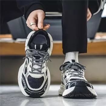 Женские роскошные массивные кроссовки, трендовая модная сетчатая дышащая обувь для мужчин, спортивная, для бега, повседневная, для женщин, для фитнеса, вулканизированная 43 бежевый