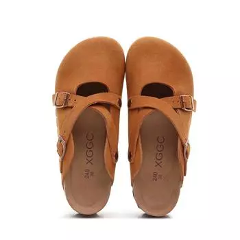 Женские роскошные сандалии ручной работы из натуральной кожи. Тапочки на платформе в римском стиле с открытой спиной. 36