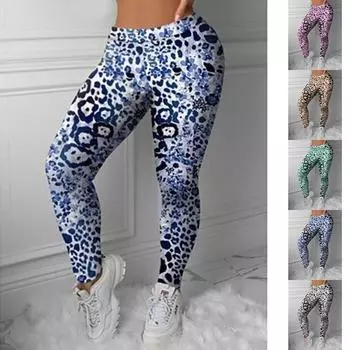 Женские розовые текстурированные принты, эластичные леггинсы для йоги, фитнес-бег, спортивные брюки для активного отдыха XS чёрный