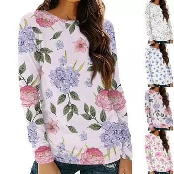 Женские рубашки с длинным рукавом и круглым вырезом, базовая футболка, повседневный топ, осенняя модная туника, облегающие футболки M розовый