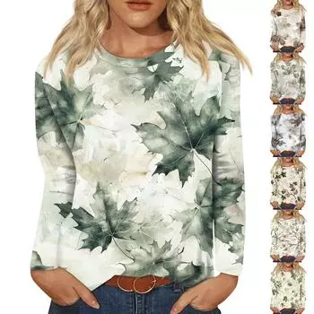 Женские рубашки с длинным рукавом и круглым вырезом, базовая футболка, повседневный топ, осенняя модная туника, облегающие футболки L серый