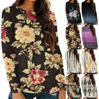 Женские рубашки с длинным рукавом и круглым вырезом, базовая футболка, повседневный топ, модные осенние наряды, приталенные футболки L армия зеленый