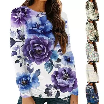 Женские рубашки с длинным рукавом и круглым вырезом, базовая футболка, повседневный топ, модные осенние наряды, приталенные футболки L армия зеленый