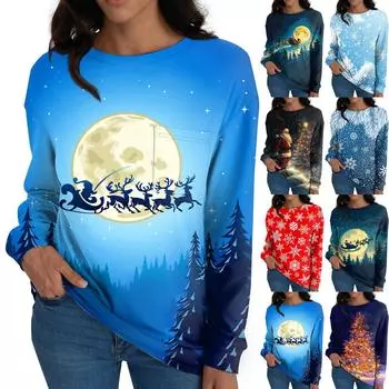 Женские рубашки с длинным рукавом, топы свободного покроя с круглым вырезом, повседневные осенние модные футболки, блузки с карманами, одежда XXXL