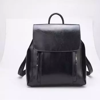 Женские рюкзаки, модные кожаные многофункциональные рюкзаки чёрный