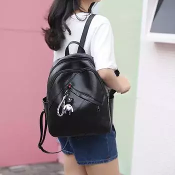 Женские рюкзаки, повседневные рюкзаки для путешествий на открытом воздухе, универсальные однотонные школьные ранцы, женские сумки, сумки через плечо