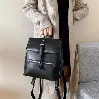 Женские рюкзаки с цельным клапаном и внутренними отделениями Внутренний карман на молнии Высококачественные сумки Модные рюкзаки из ПУ