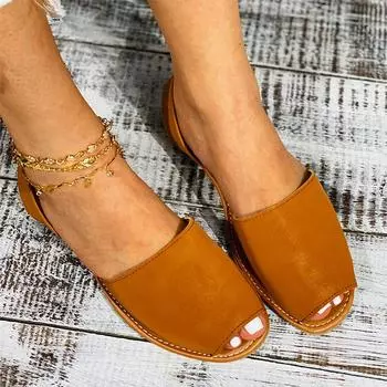 Женские сандалии Большие размеры Сандалии на плоской подошве Летняя обувь Женские туфли на плоской подошве Sandalias Mujer Летняя обувь Женская нескользящая 6 белый