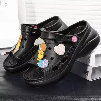 Женские сандалии большого размера, обувь с увеличенной дыркой, летние пляжные сандалии 35 белый