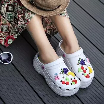 Женские сандалии большого размера, обувь с увеличенной дыркой, летние пляжные сандалии 35 розовый