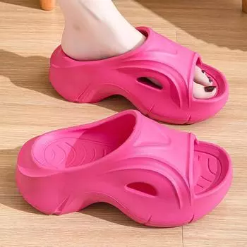 Женские сандалии для отдыха на открытом воздухе на толстой подошве — легкие слипоны из ЭВА на лето 2024 г. 36-37 белый