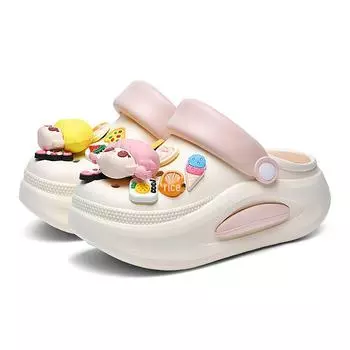 Женские сандалии Dopamine Hole: Легкие, нескользящие, летние забродные ботинки на толстой подошве 37-38 хаки