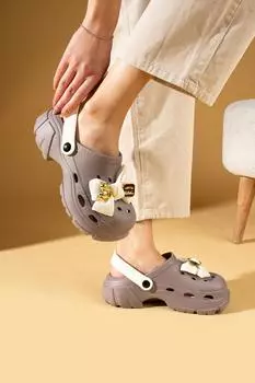 Женские сандалии Eva Comfort с высокой подошвой и лентой DNZ223-24MinkBeige