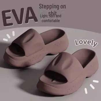 Женские сандалии из ЭВА с толстой подошвой 6.0 - летние тапочки для ношения в помещении и на открытом воздухе