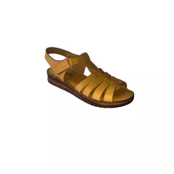 Женские сандалии из натуральной кожи на мягкой подошве Комфортные повседневные качественные стильные легкие сандалии