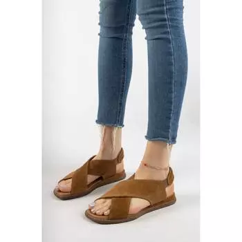 Женские сандалии из натуральной замши, новые летние удобные дышащие повседневные легкие сандалии высокого качества