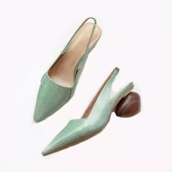 Женские сандалии, кожаная обувь, большие размеры, весна-лето, обувь из овчины в виде ящерицы на высоком каблуке и танкетке 34 абрикосовый