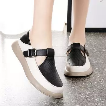 Женские сандалии, летние, необходимые, пляжная обувь Мэри Джейн, повседневные, мягкие, черные, сандалии на платформе для девочек больших размеров EU:35 бежевый